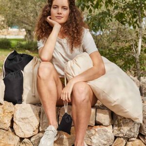 Westford Mill Recycled Cotton Stuff Bag | Natural