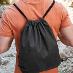 Westford Mill Revive Recycled Gymsac | Black