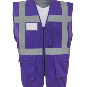 Yoko Executive Waistcoat | Purple