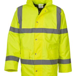 Yoko Hi-Vis Classic Motorway Jacket | Yellow