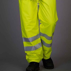 Yoko Hi-Vis Flex U-Dry Overtrousers | Yellow