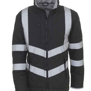 Yoko Hi-Vis Kensington Jacket | Black
