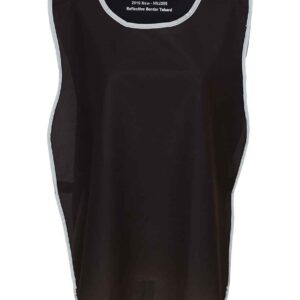 Yoko Hi-Vis Reflective Border Tabard | Black