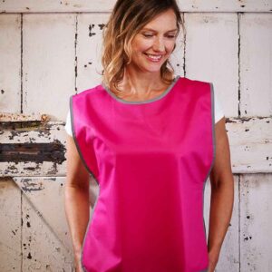 Yoko Hi-Vis Reflective Border Tabard | Raspberry