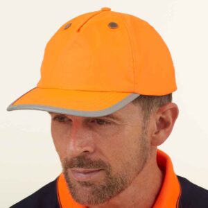 Yoko Hi-Vis Safety Bump Cap | Orange