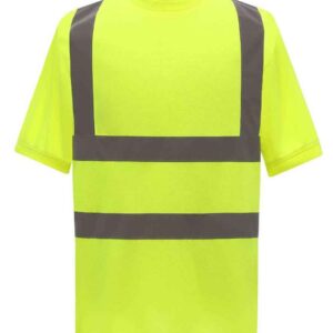 Yoko Hi-Vis Short Sleeve T-Shirt | Yellow