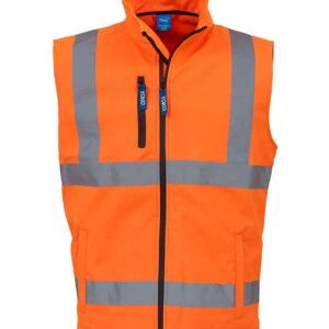 Yoko Hi-Vis Soft Shell Gilet | Orange