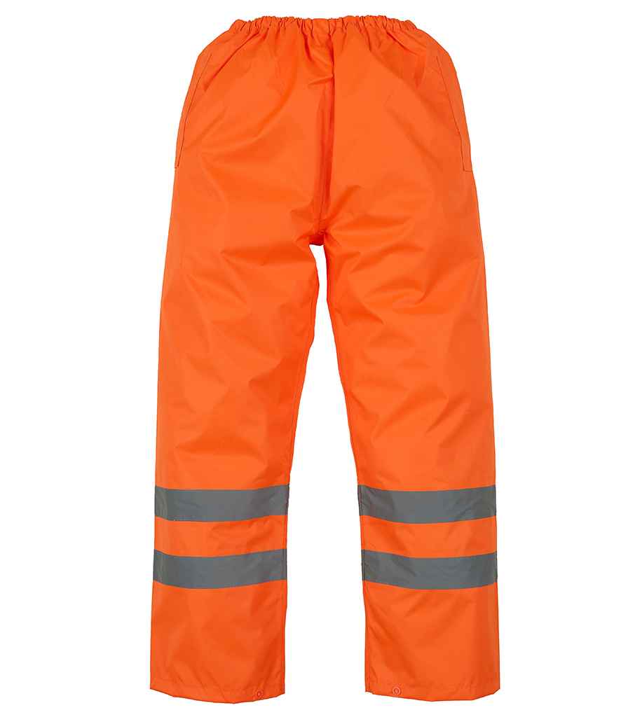 Yoko Hi-Vis Waterproof GO/RT Overtrousers | Orange - Image 2