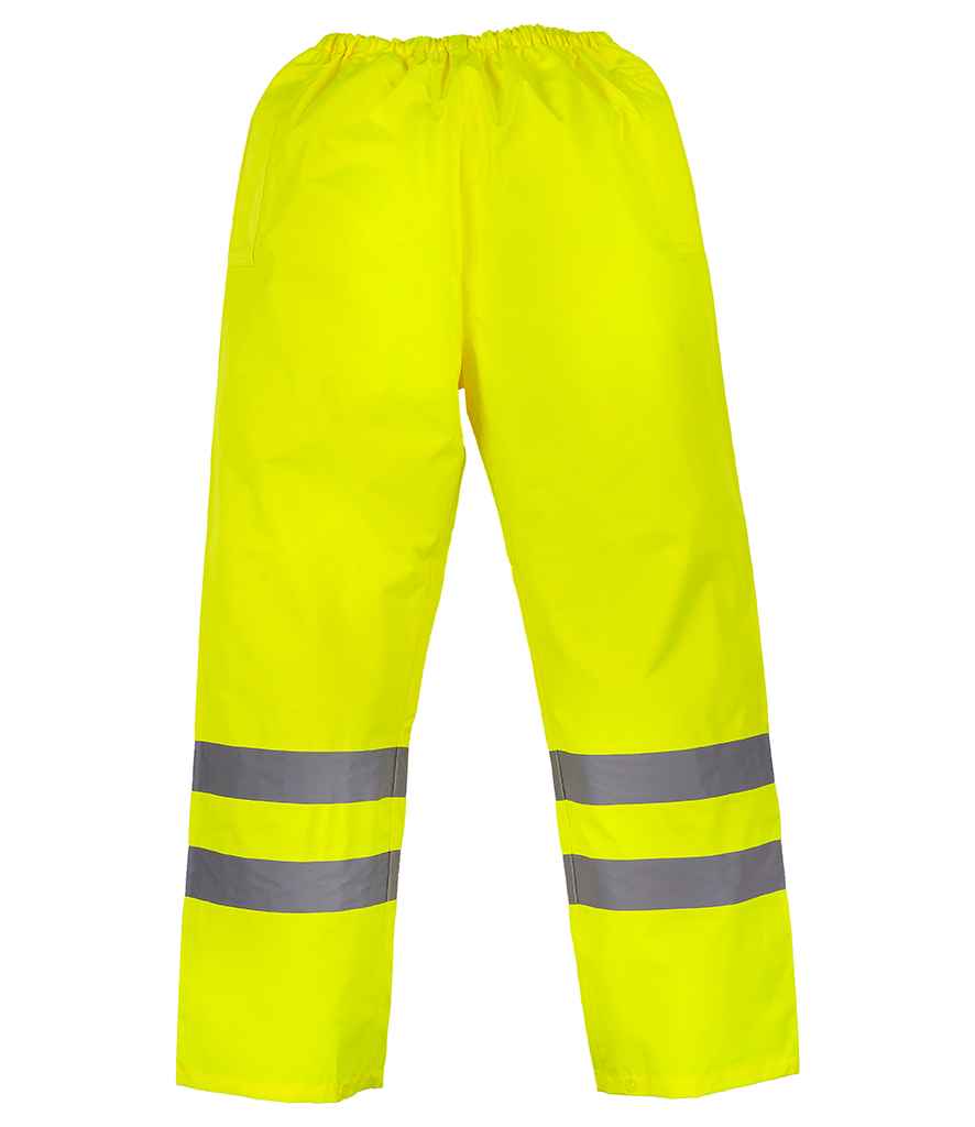 Yoko Hi-Vis Waterproof Overtrousers | Yellow - Image 2